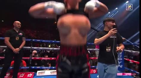 boxing girl flashes crowd after win|Inside Daniella Hemsleys X